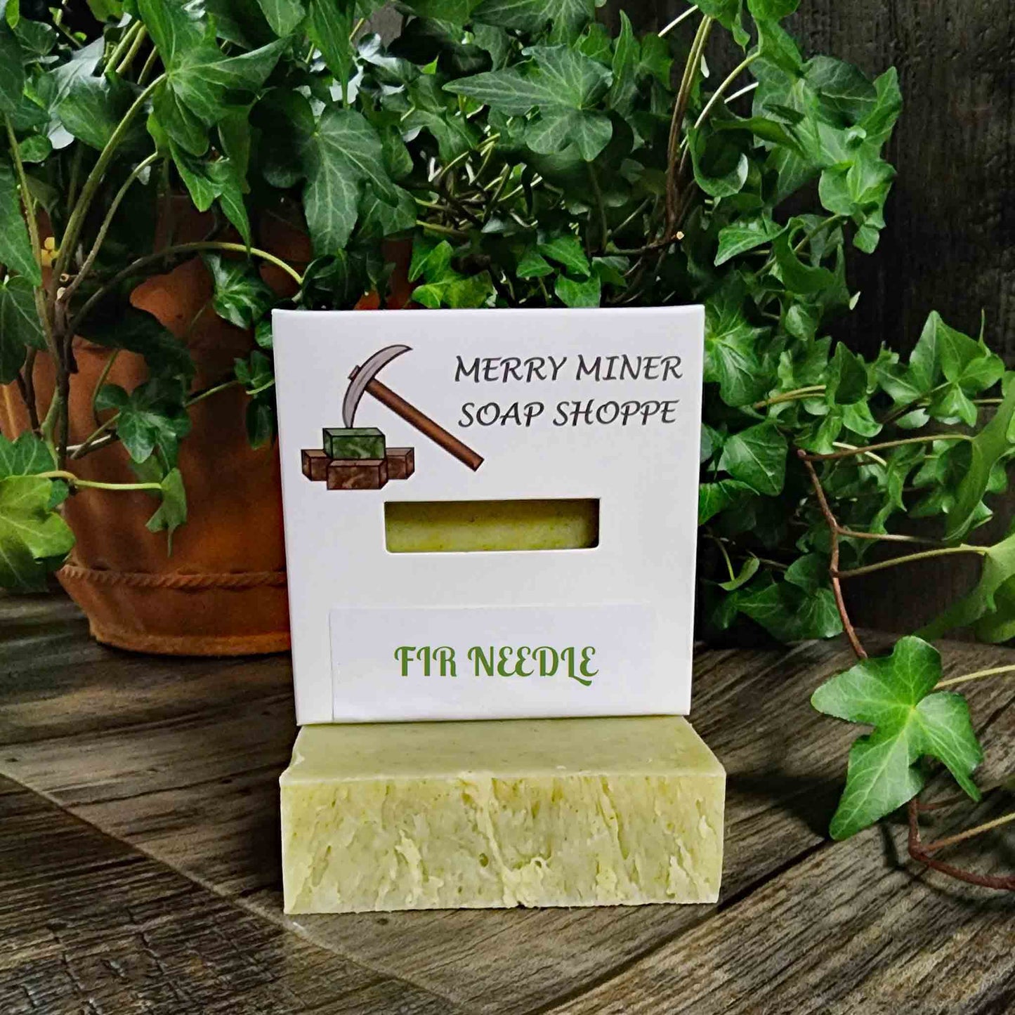 all natural bar soap scented as fir needle