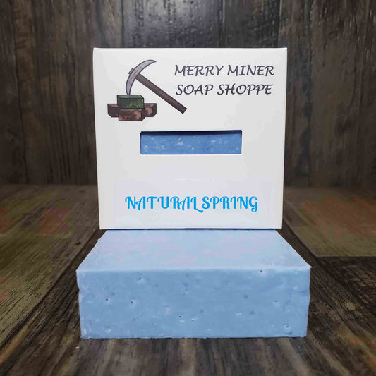 natural bar soap scented as natural spring
