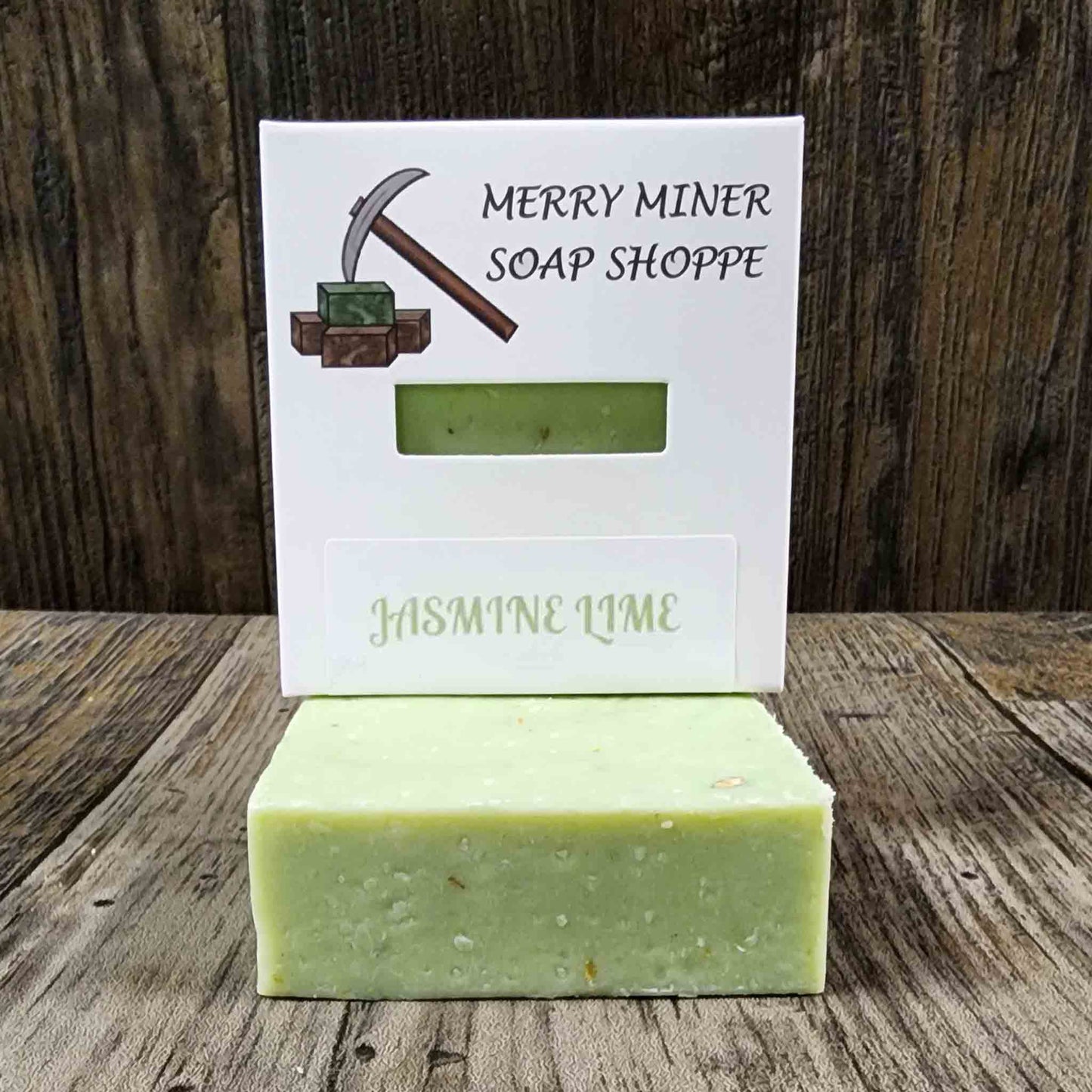 natural bar soap scented as jasmine lime