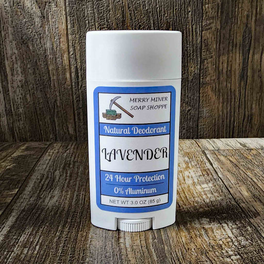 natural deodorant scented as lavender