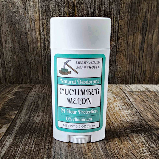 natural deodorant scented as cucumber melon