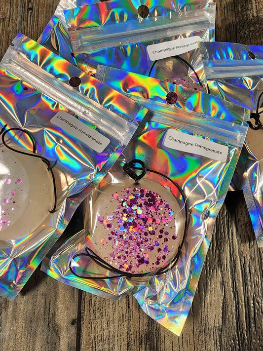 aroma bead air freshener scented as champagne pomegranate