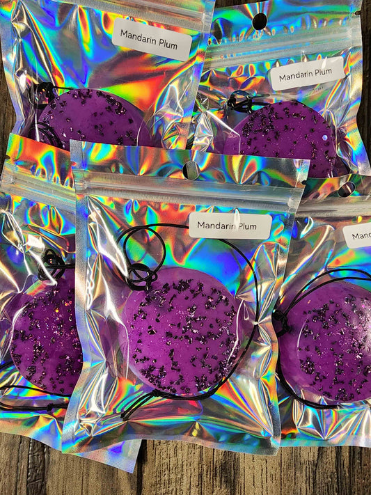aroma bead air freshener scented as mandarin plum