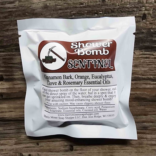 shower bomb scented as sentinel cinnamon orange eucalyptus clove rosemary