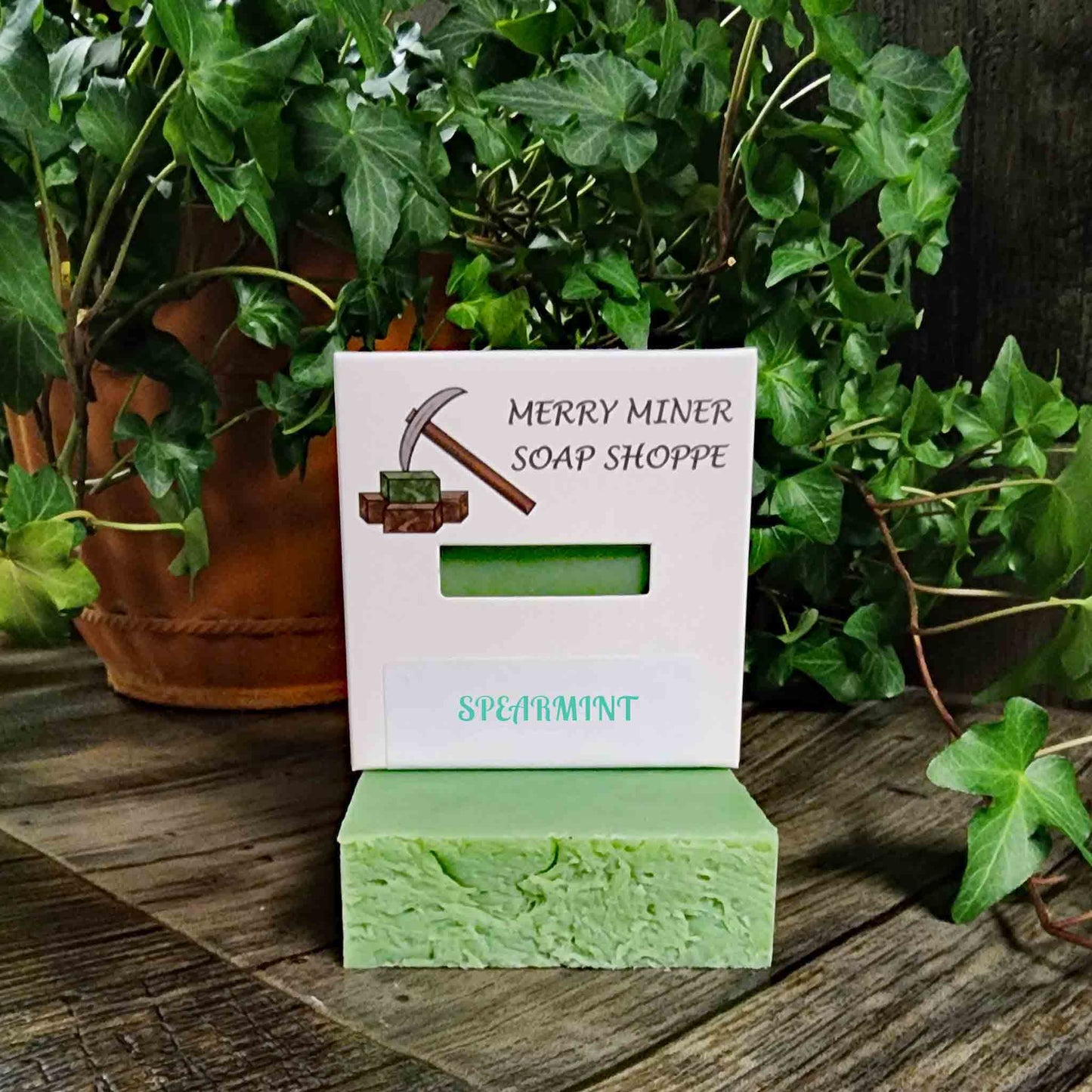 all natural bar soap scented as spearmint