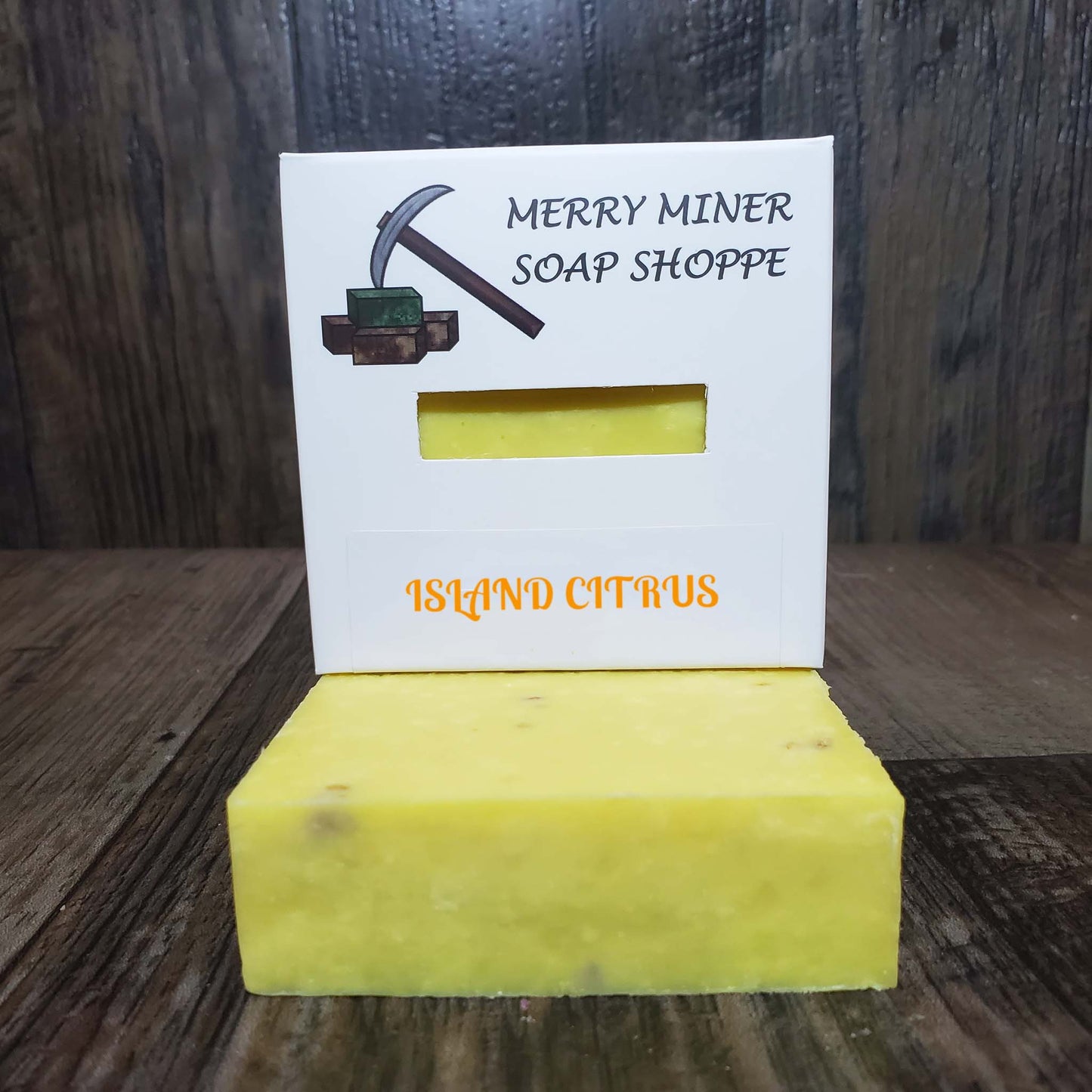 natural bar soap scented as island citrus