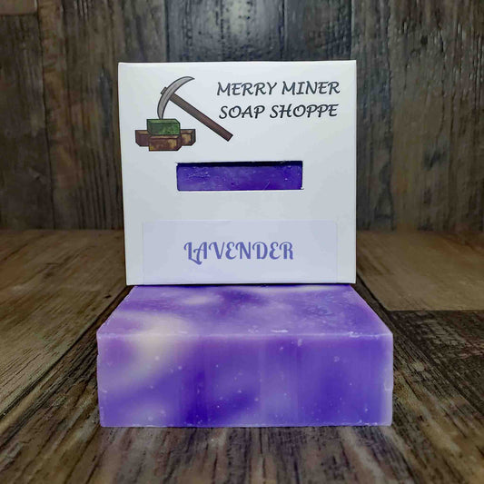 natural bar soap scented as lavender