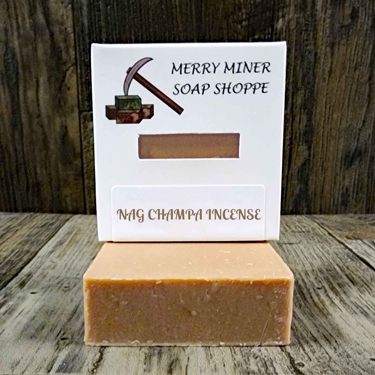 natural bar soap scented as nag champa incense