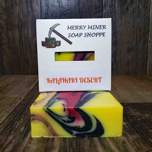 natural bar soap scented as kalahari desert
