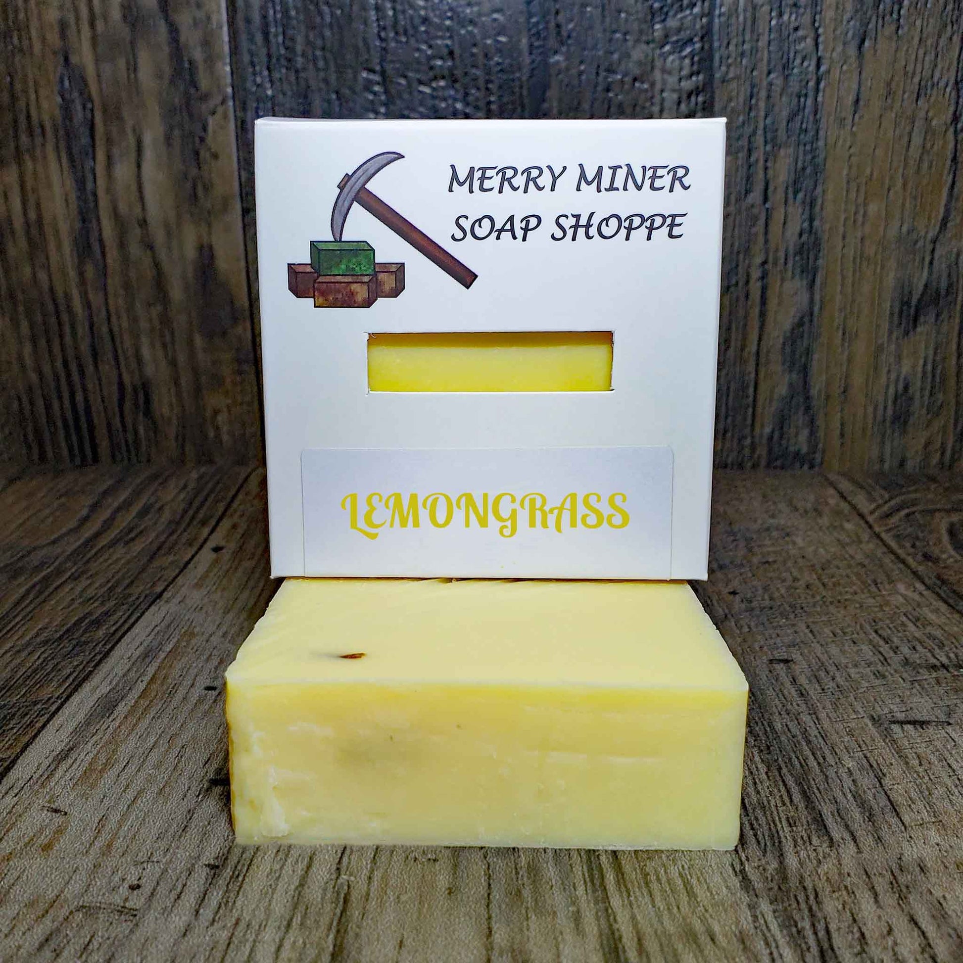 natural bar soap scented as lemongrass