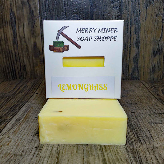 natural bar soap scented as lemongrass