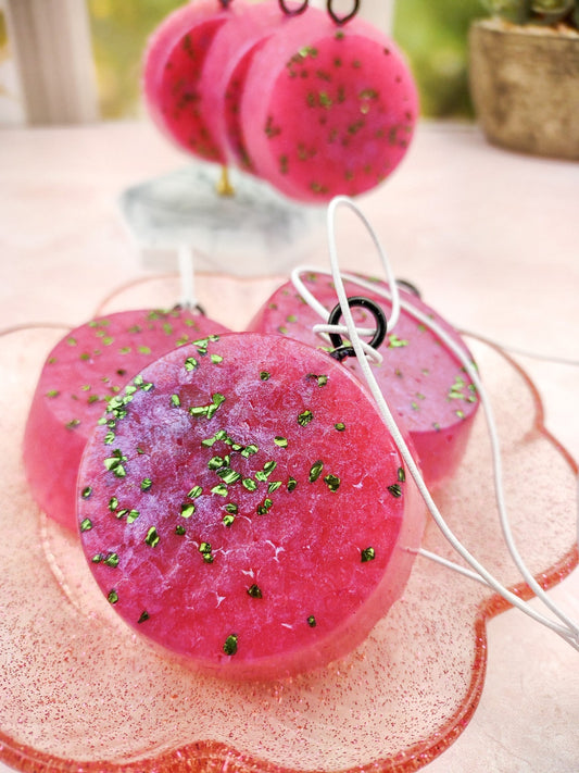 aroma bead air freshener scented as raspberry sweet mint