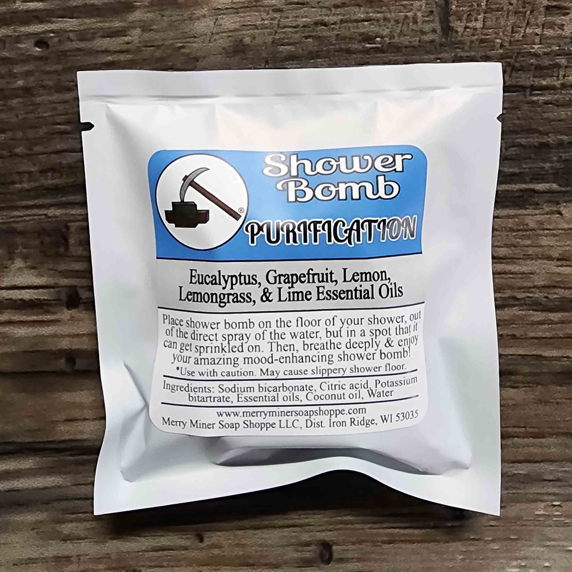 shower bomb scented as purification eucalyptus grapefruit lemongrass lime