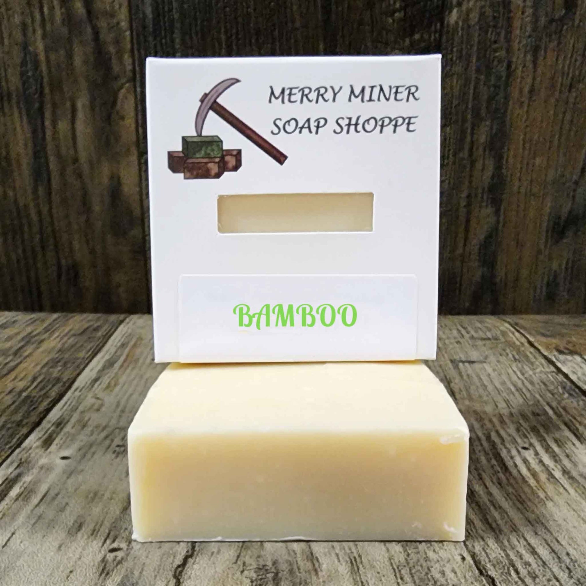 natural bar soap scented as bamboo