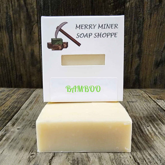 natural bar soap scented as bamboo