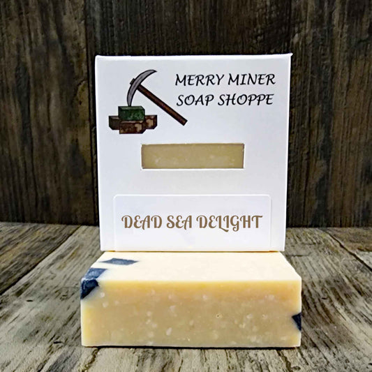 natural bar soap scented as dead sea delight