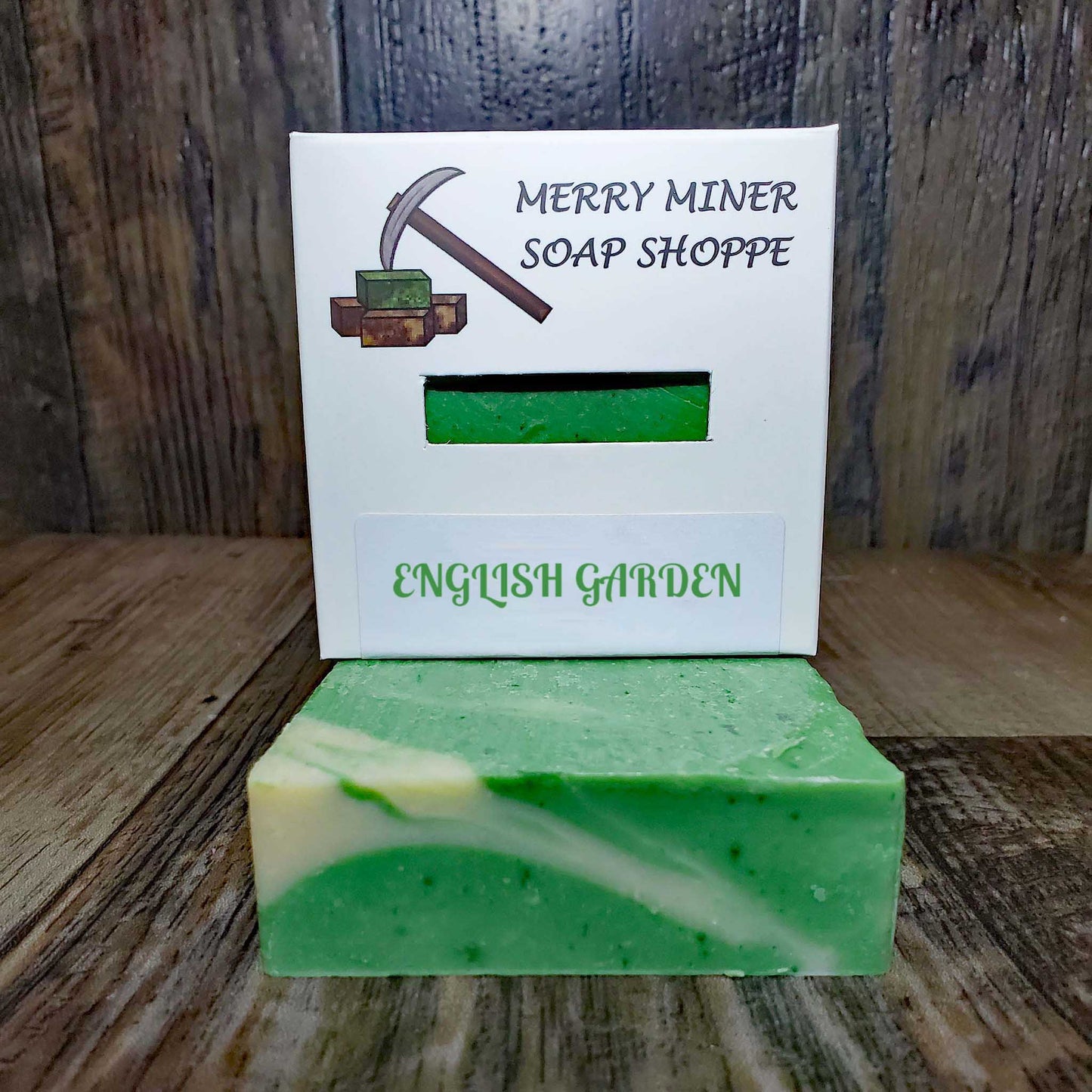 natural bar soap scented as english garden