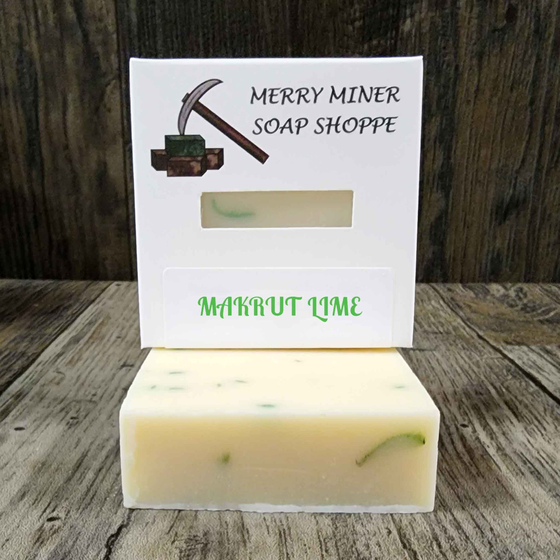 natural bar soap scented as makrut lime